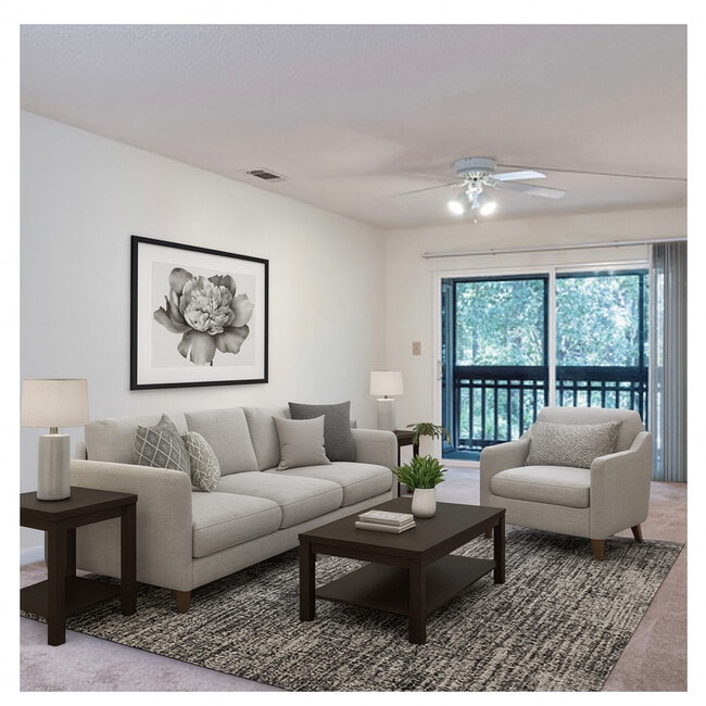 1.1 sala de estar - Creekwood Apartments