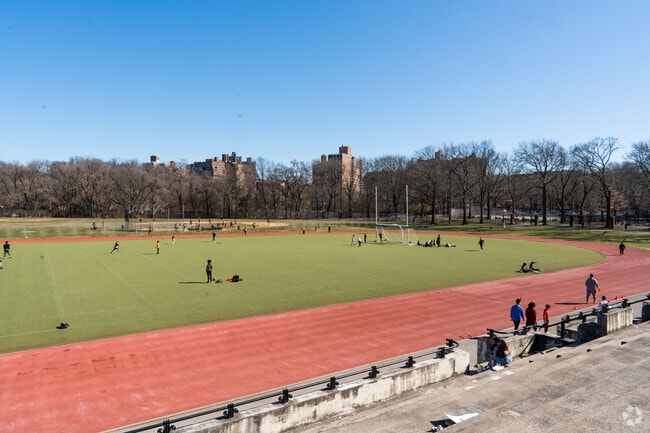 Van Cortlandt Park Stadium is a hub for athletic prowess, showcasing track and field excellence.