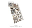 2 Bedroom 2 Bath- Tribeca