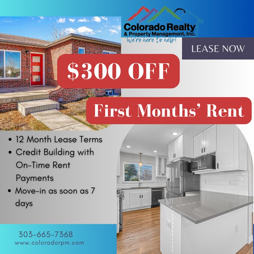 Foto principal - $3,695.00, $300 OFF First Months' Rent - 4 Bedroom, 3 Bath, Single Family Home in Denver with Fin...