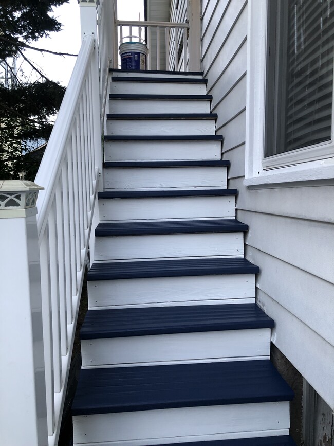 Stairs to 2nd Floor Apartment - 25 Post St