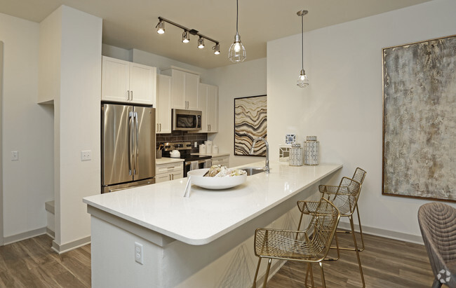 2BR,2BA - 1146SF B1 - KITCHEN - Domain at The One Forty