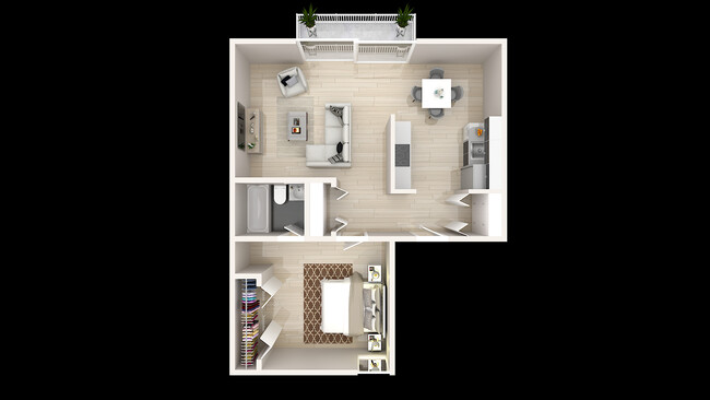 1 dormitorio x 1 baño - Riverton Terrace