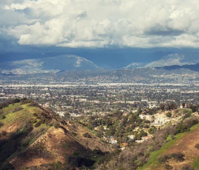 Beautiful view of the San Fernando Valley