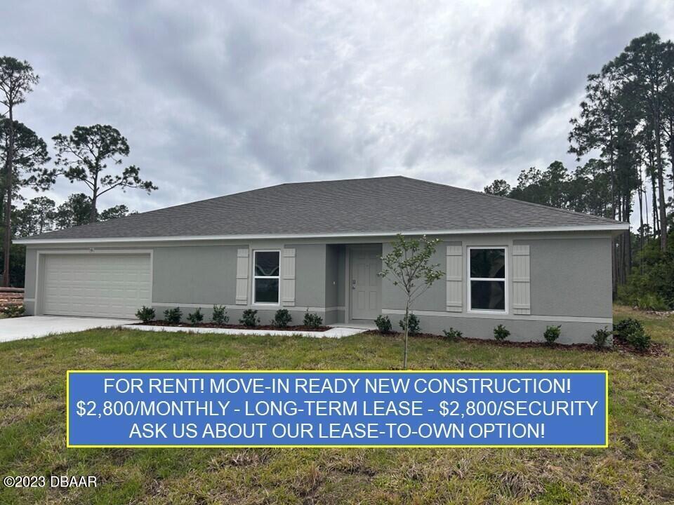 55 Botany Ln, Palm Coast, FL 32137 House Rental in Palm Coast, FL