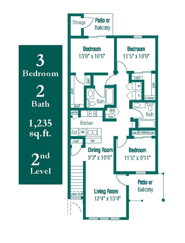 3BR/2BA - Cumberland Crossing