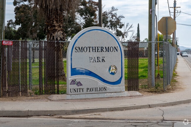Smothermon Park hosts soccer games and community events.