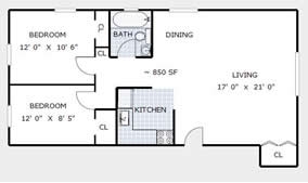 2hab/1ba - Regency Court Apartments