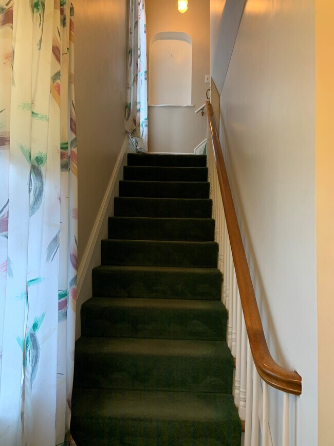 Private stairs up to the apartment - 309 E Brady St