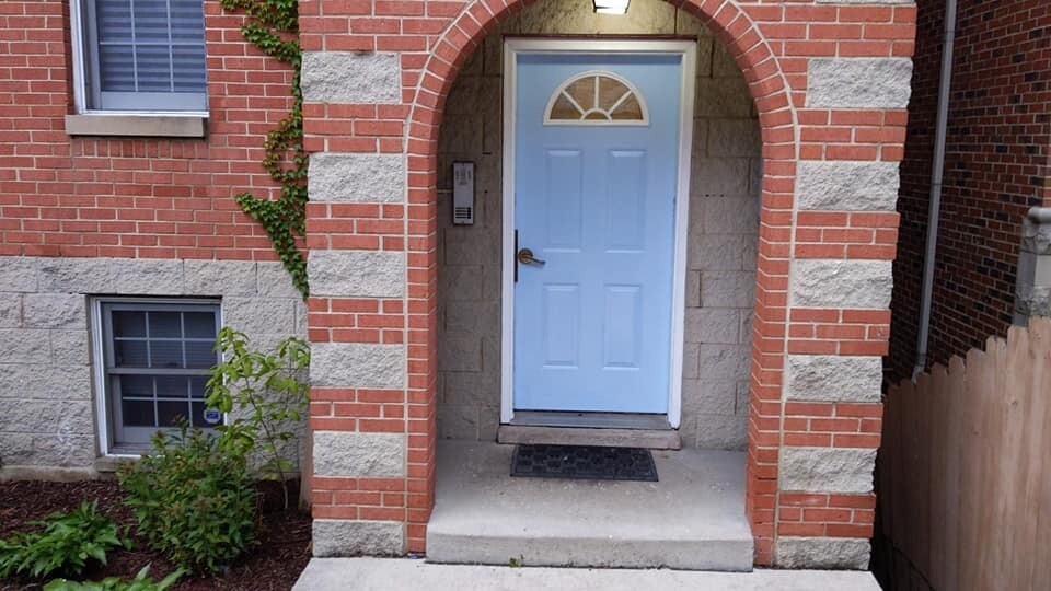 Front door Refresh - 1238 N Cleaver St