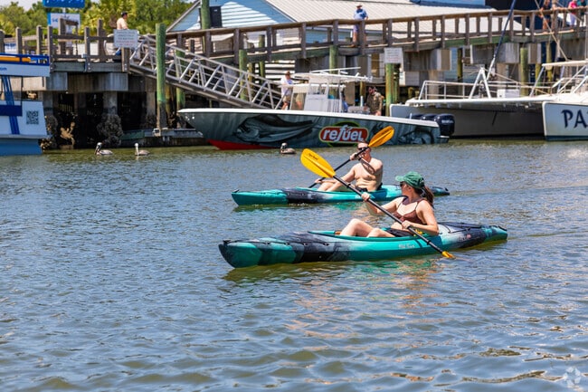 Shem Creek in Mount Pleasant is a great place to kayak.