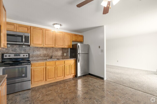 1HAB, 1BA - 800SF Cocina - Orchard Court Apartments