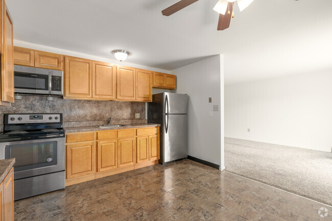 1BR ,1BA - 800SF Kitchen - Orchard Court Apartments