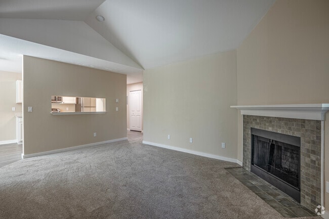 2BR, 2BA - 1052SF Living Room - Hampshire Downs Apartments - North JFA2