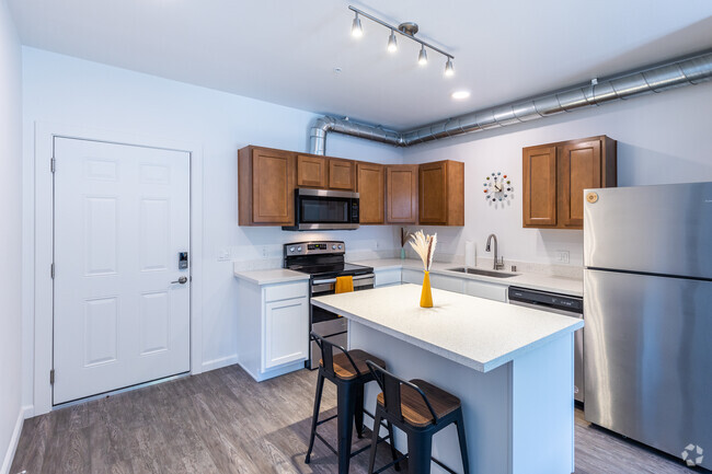 1BR, 1BA - Kitchen - Pullman Lofts