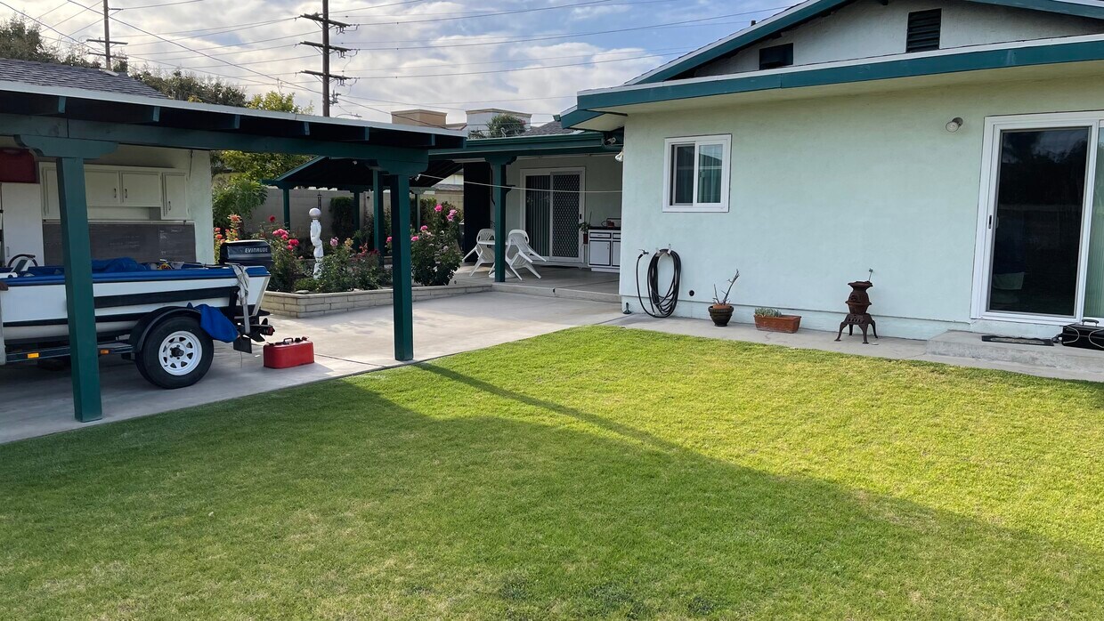 Back yard - 9060 McFadden Ave