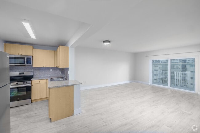 1 dormitorio, 1,5 baños - Cocina y sala de estar - Marina View