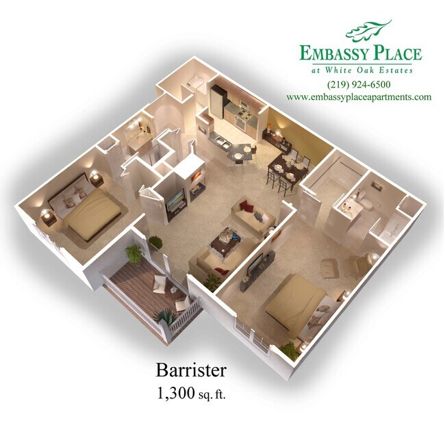 Interior Photo - Embassy Place Apartments