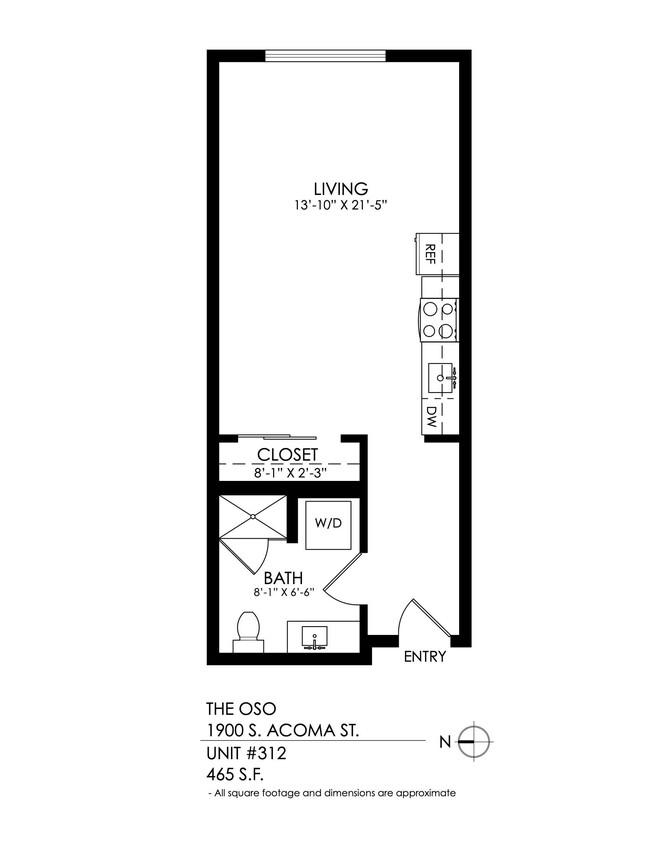 Plano de planta - Oso Apartments