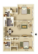 2 Bedroom 2 Bath S