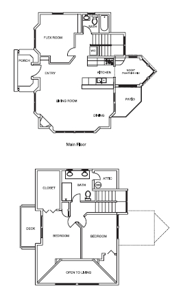 Plano de planta C - Cottagewood Apartments