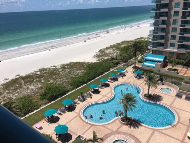 view from balcony - 1540 Gulf Blvd