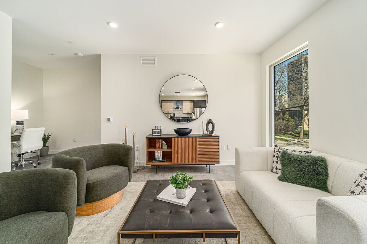 Sala de estar - Lafayette West Apartments