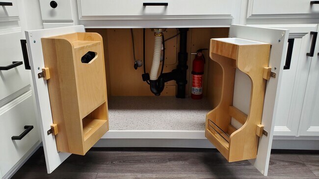 Kitchen - under sink organizers - 10117 108th St