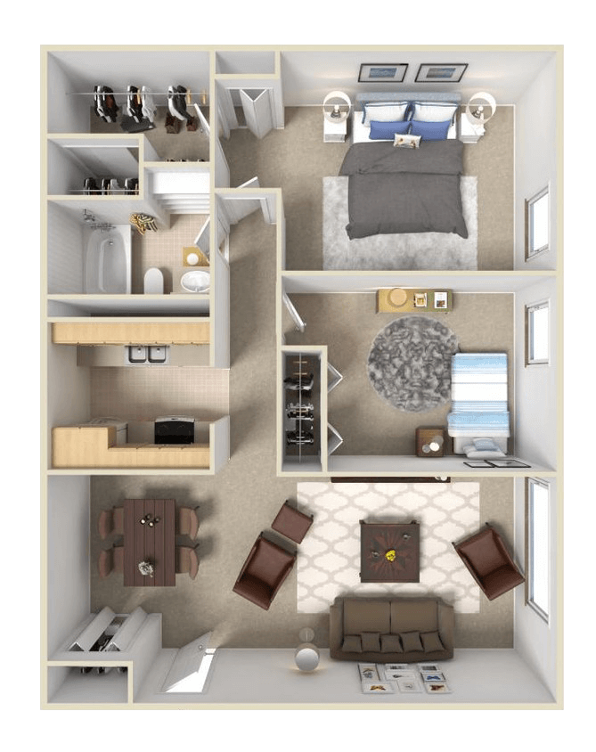 Whispering Timbers – 2 Bed