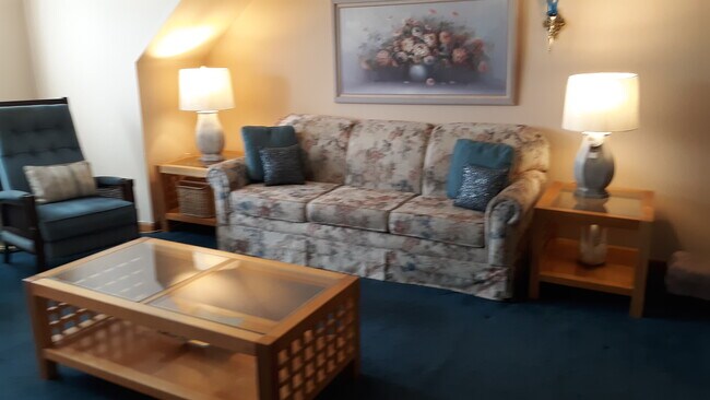 Living room & dining room fully furnished. - 314 Fairview Ave
