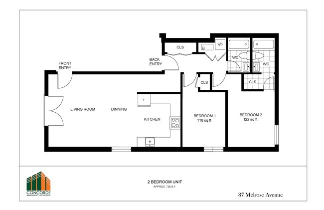 Photo du bâtiment - 87 Melrose Av