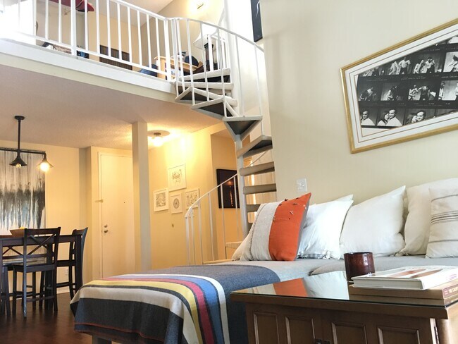 Stairwell to Loft - 8707 Falmouth Ave