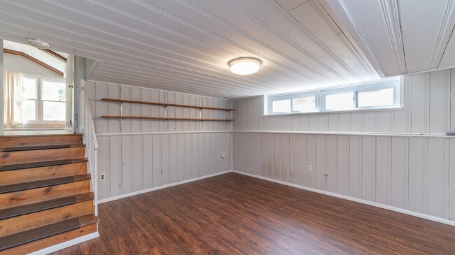 lower level, new luxury vinyl plank flooring - 1324 Glendale Rd