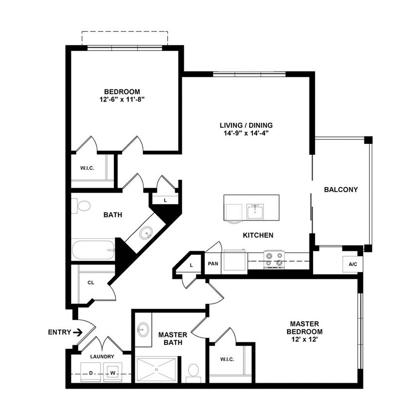 Foto principal - Two Bedroom Luxury Apartment (Walk Up Buil...