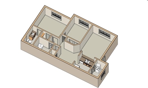 2BR/2BA - Country Walk