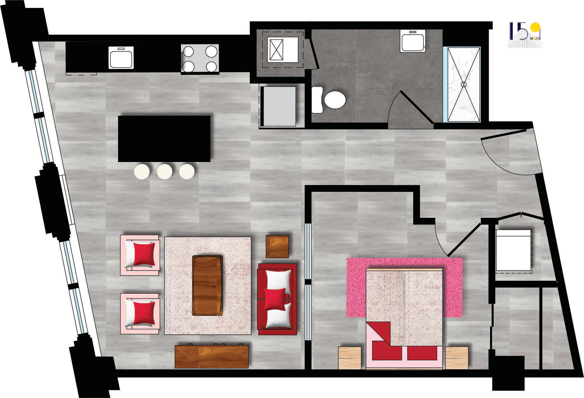 159 Main – One Bedroom