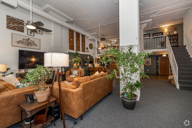 Two Story Loft - 1,800SF - Living Room - Innes Station