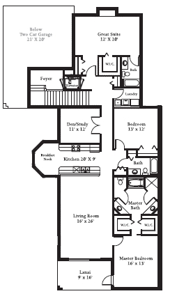 Plano de planta - Heritage Lake Park