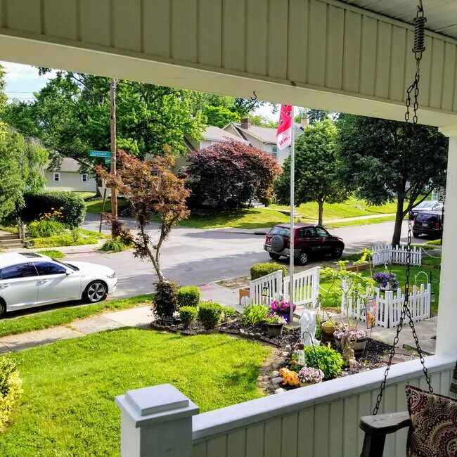 Out front porch - 221 Olentangy St