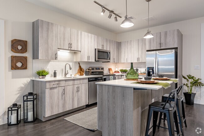 2BR, 2BA - 1085SF - Kitchen - Broadway Chapter