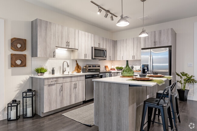 2BR, 2BA - 1085SF - Kitchen - Broadway Chapter