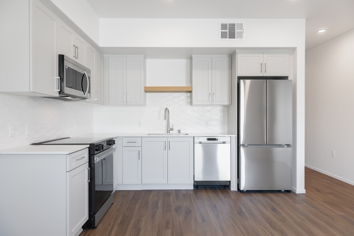 Open Floor Concept Kitchens - Backhouse Apartments
