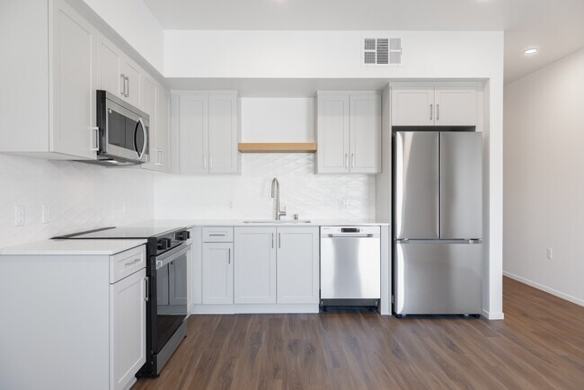 Cocinas de concepto abierto - Backhouse Apartments