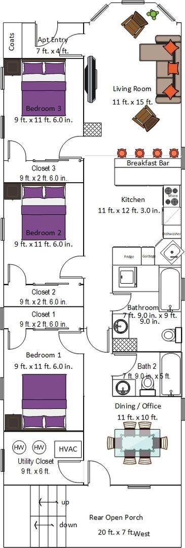 Photo - Beautiful 4bed/2bath GARDEN unit in Bucktown! Central Air! In-Unit Laundry! Apartment