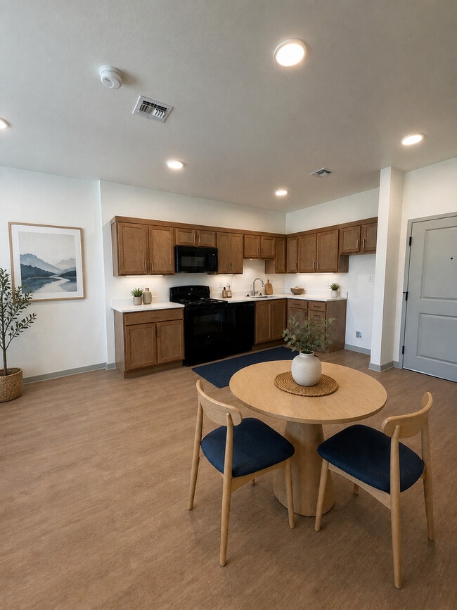 1 bedroom- Kitchen - The Residence at Heritage West
