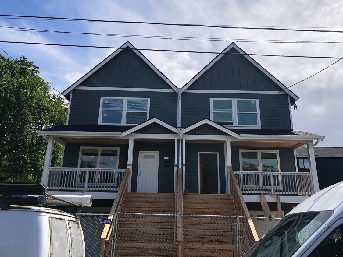 Exterior (it's the left half) - 3918 NE Garfield Ave