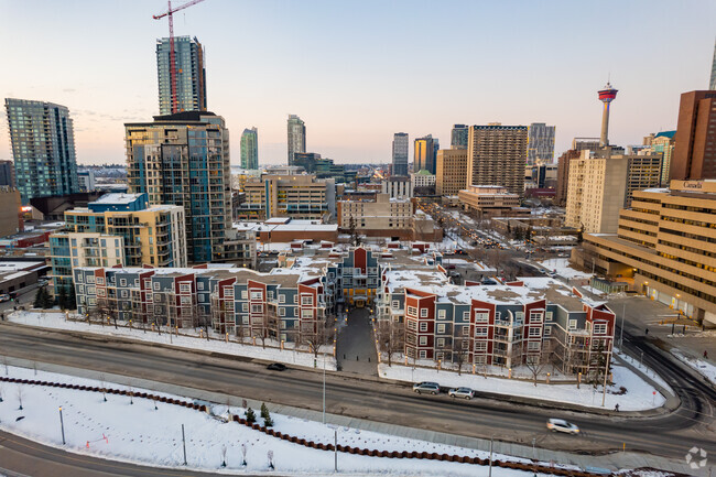 Aerial Photo - Riverfront Condo