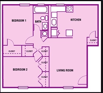 2BR/1BA - Athens Highlands