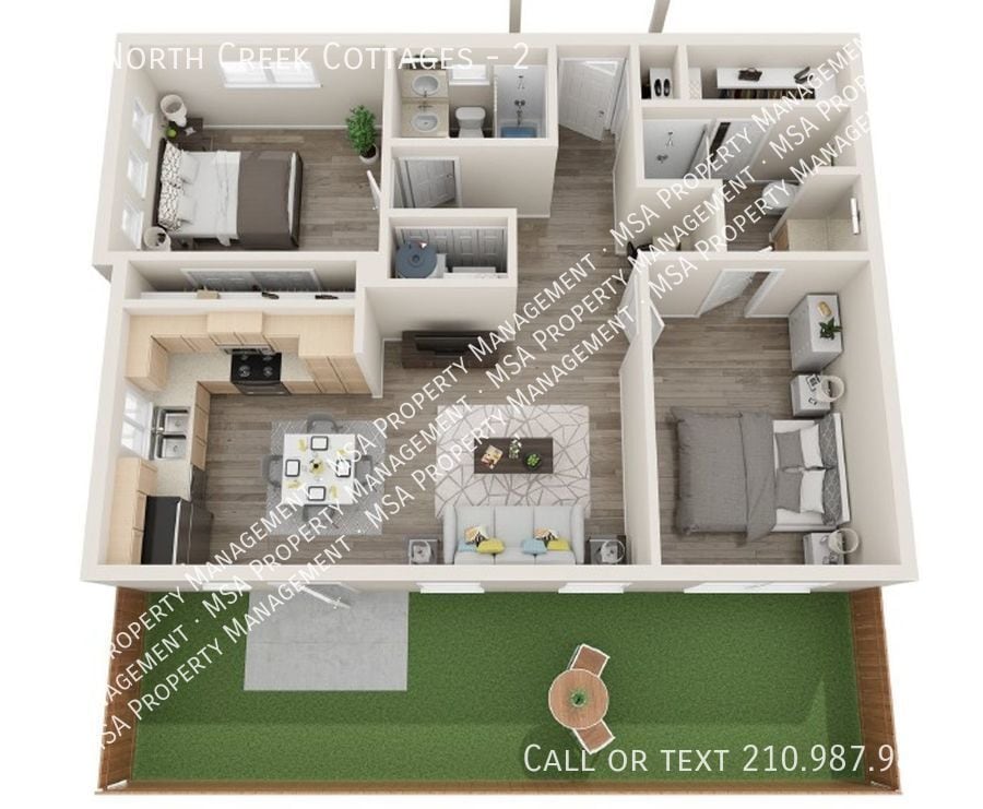 823 N Creek Rd Unit 2, Comfort, TX 78013 Room for Rent in Comfort, TX