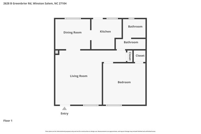 Foto del edificio - 2628-B Greenbrier Rd-1BR/1BA-College Village Townhome!!!